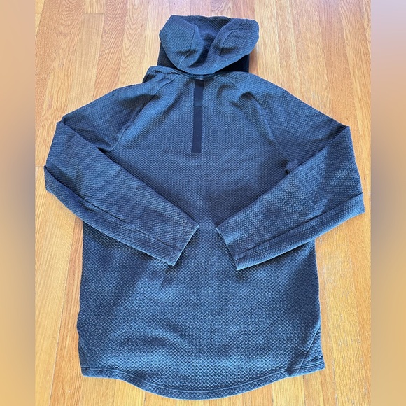 Lululemon At Ease Hoodie Heathered Black Men’s Small, Great Condition - Picture 3 of 3